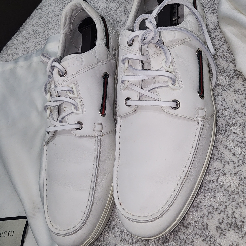 Gucci boat shoes